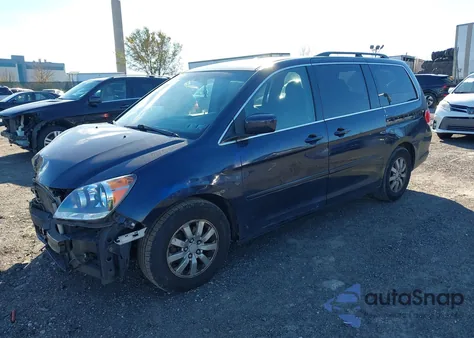 2008 Honda Odyssey Ex z USA, uszkodzony, nr VIN 5FNRL38408B102659